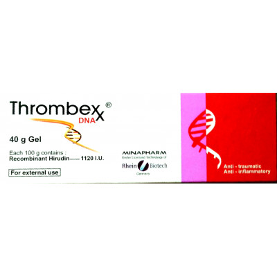 THROMBEXX 40 GM ​ DNA ( RECOMBINANT HIRUDIN ) GEL.